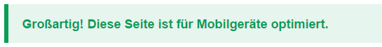 Google Optimiert fuer Mobilgeraete