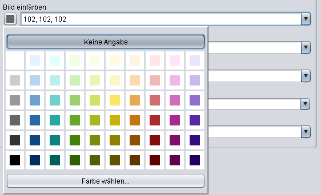 Farbe zurücksetzen