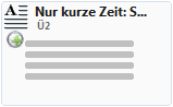 Zeitsteuerung aktiv - Option anzeigen Zeitsteuerung aktiv - Option anzeigen