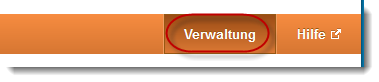 Google Analytics Menü-Leiste: Verwaltung